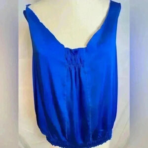 Cobalt Blue Camisole Top, Size XL